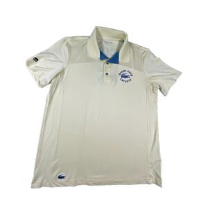 Lacoste Sport Polo Shirt Mens Large Miami Open Tennis Performance Golf Ultra Dry